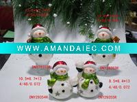 Wholesale ceramic snowman candle holder