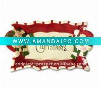 Wholesale Ceramic candy dish with snowman