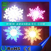 Promotional flashing sticker snow