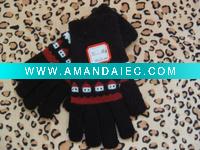 Wholesale snow Jacquard Magic Gloves