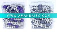 Wholesale christmas decoration /plastic bead garland
