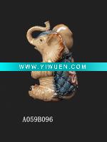 Wholesale ceramic sitting elephant