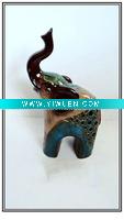 Wholesale (NW2110)Hot Sale Ceramic Elephant figure ,Ceramic animal