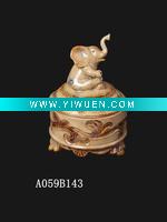 Wholesale ceramic elephant crafts