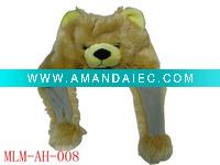 Wholesale 2011 fashion style,plush animal hats