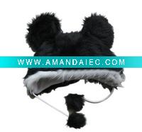 Wholesale Cartoon rabbit animal hat ,plush winter hat