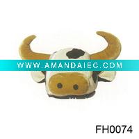 Wholesale carnivlal cow animal winter hats
