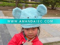 Wholesale plush mice shape hat,party hat