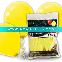 Colourful Party Balloons - Yellow