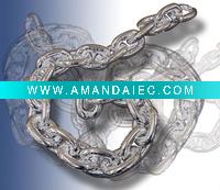 Wholesale Chain shaped foil balloon Silver