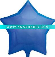 Wholesale 19 inch Star Foil Helium Balloon Blue Ibrex