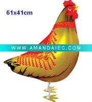 Wholesale Walking Chicken Balloon , Character SuperShape Foil Balloon,100 pcs/lot, Free Shipping