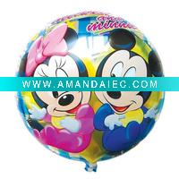 Wholesale Automatic sealing Mickey foil balloon