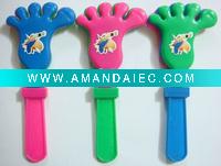 cartoon football clapper