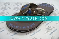 Wholesale men's fashion beach flip flop slippers