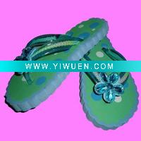 Wholesale Girls' Fashion slippers rhinestone flip flops