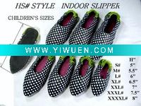 Wholesale cotton fabric indoor slippers