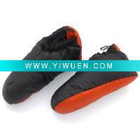 Wholesale Fashion balck and orange Down Shoes