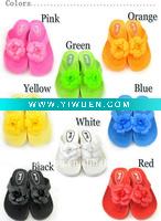 Wholesale 2011 latest seaside design women's pvc slipper