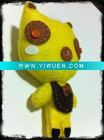 Wholesale Cat Dolls Yellow Girl for valentine by Siamcivilize