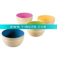 Wholesale Colorful Bamboo Bowl