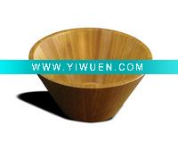 Wholesale Varnishing Bamboo Fruit Bowl