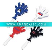 plastic hand clapper,clapper,hand noisemaker