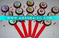 Wholesale chinese traditional toy led light up flashing rattle drum noise maker