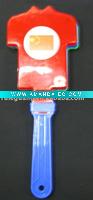 Wholesale party events t-shirt shape plastic noise maker hand clapper