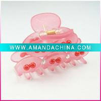 2011 fashion lady's plastic elastic hair claw