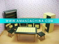 Wholesale Mini Dolls House furniture- kitchen room Set