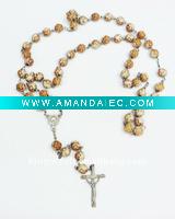 Wholesale religious necklace colorful pearls