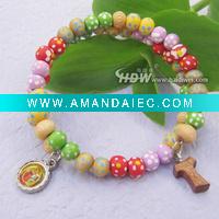 Wholesale Handmade draw wooden bracelet