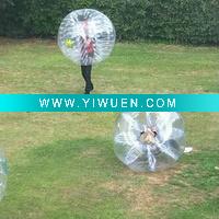Wholesale inflatable body zorb ( bumper ball ) toys on grass pvc