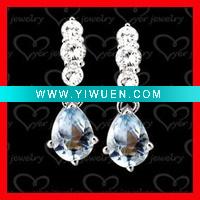 Wholesale silver 925 diamond chandelier earrings