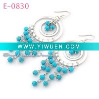 Wholesale Chandelier earrings turquoise jewelry fashion beaded jewelry