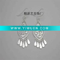 Wholesale fashion 925 sterling silver hollow earring (customer's design welcome)