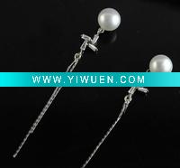 Wholesale wholesale pearl earring made of sterling silver