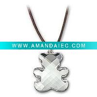 Wholesale bear shaped pendant necklace for decoration