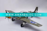Wholesale 2.4G 4CH mini p51 Mustang electronics rc aeroplane model-----one of a good park flyer .