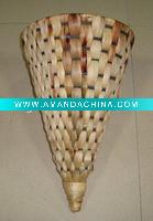 Wholesale Conical Natural waterhyacinth / rattan Hanging flower basket