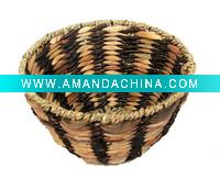 Wholesale Water Hycinth Flower Basket for Halloween