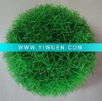 Wholesale Decorative Palstic Grass Ball For Garden Decoration