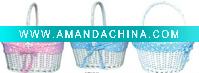 Wholesale woven fancy wicker basket for gift