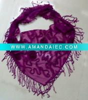 Wholesale charm lady scarf--fashion scarf/purple