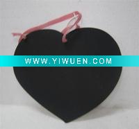 Wholesale unique mdf wood crafts with heart blackboard