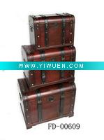 Wholesale antique wooden craft(wooden trunk)