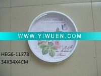 Wholesale wooden round tray