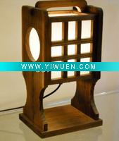 Wholesale Eco-friendly decorative wood table lamp