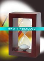 Wholesale wood sandglass alarm clock-336